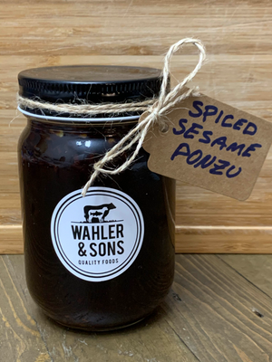 Chef Josh's Spiced Sesame Ponzu Sauce- 12 oz Jar