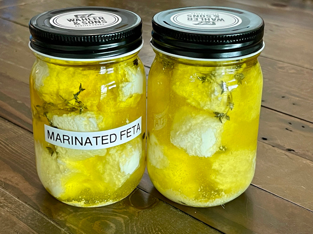 
            
                Load image into Gallery viewer, Marinated Fresh Feta - 12 oz Jar
            
        