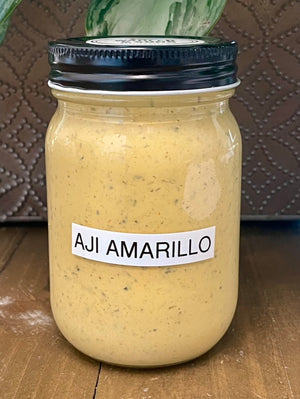 
            
                Load image into Gallery viewer, Chef Josh&amp;#39;s Aji Amarillo Sauce - 12 oz Jar
            
        