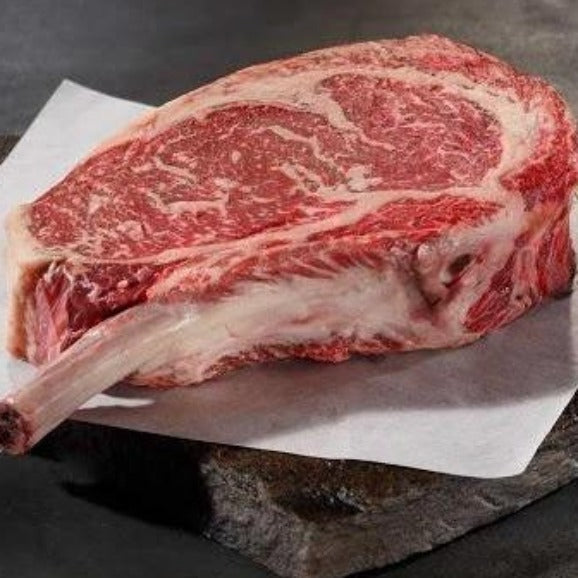 Bone-In Cowboy Ribeye - Approximately 20 oz – Wahler & Sons Quality Foods