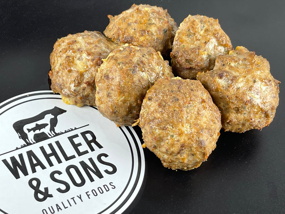 
            
                Load image into Gallery viewer, Wagyu Meatballs - Fully Cooked - Approximately 18 oz
            
        