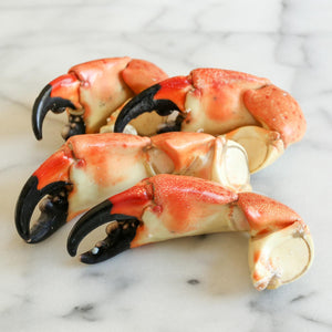 LARGE FLORIDA STONE CRAB CLAWS - 4/5 PIECES - WILL EXCEED 1 LB!